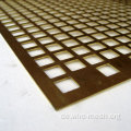 Aluminiumquadrat -Loch perforiertes Metallblech